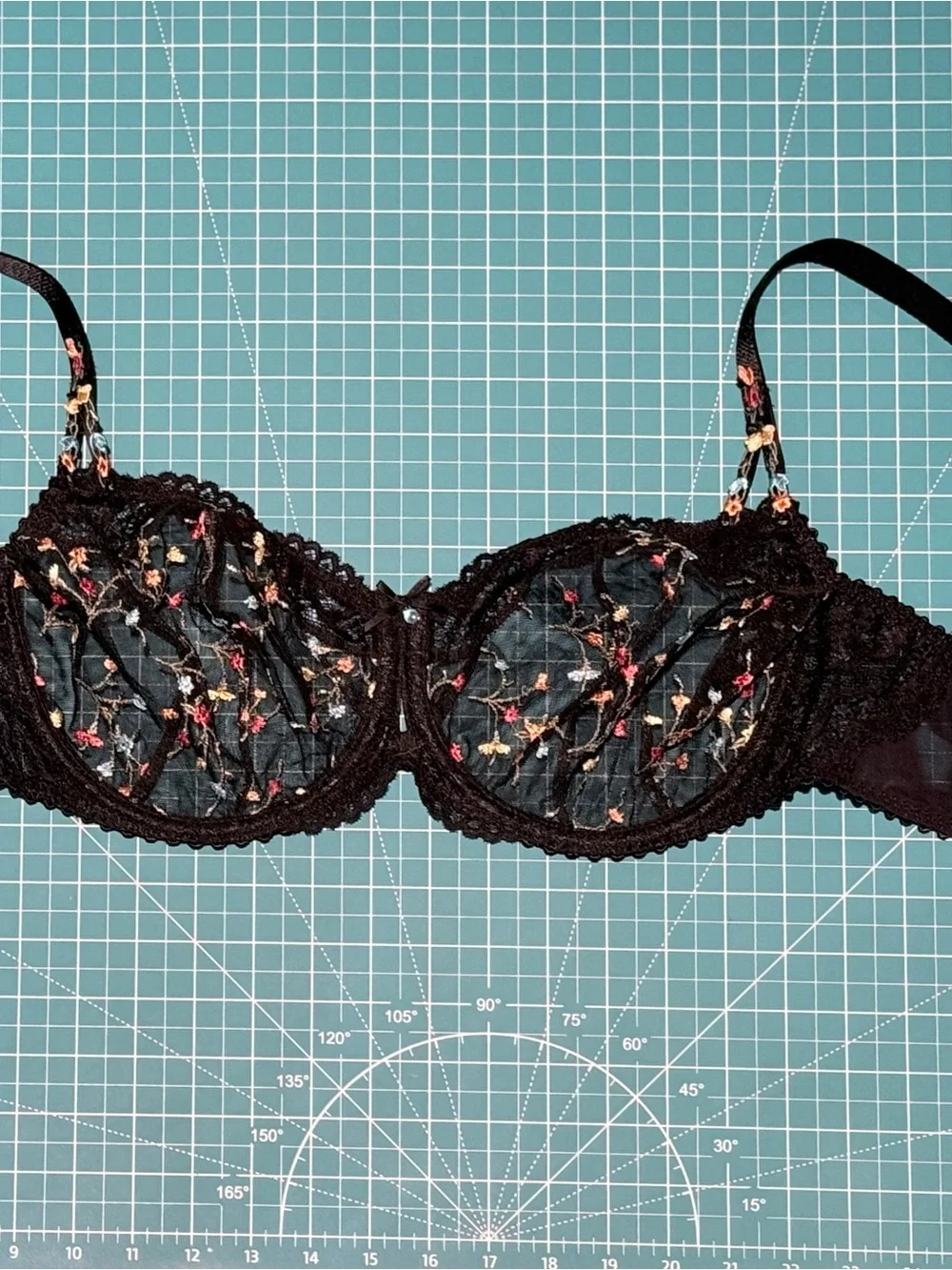 PrimaDonna Midnight Garden embroidered bra